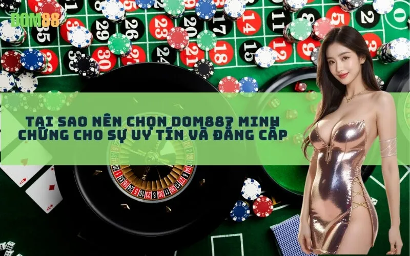 Tại sao nên chọn Dom88? Minh chứng cho sự uy tín và đẳng cấp